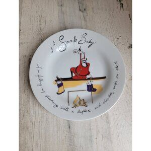 Pottery Barn Santa Baby I'm feeling my stocking with the duplex and checks plate